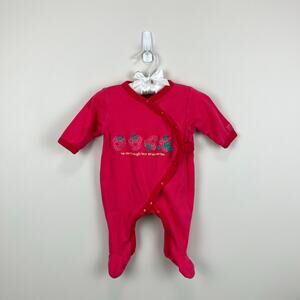 Vintage Y2K Carter's Eric Carle The Very Hungry Caterpillar Footie 0-3 Months